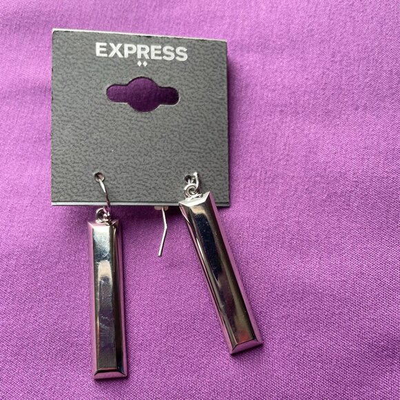Bundle 3 pairs for $12 Express Silver Dangle Earrings - Picture 1 of 2